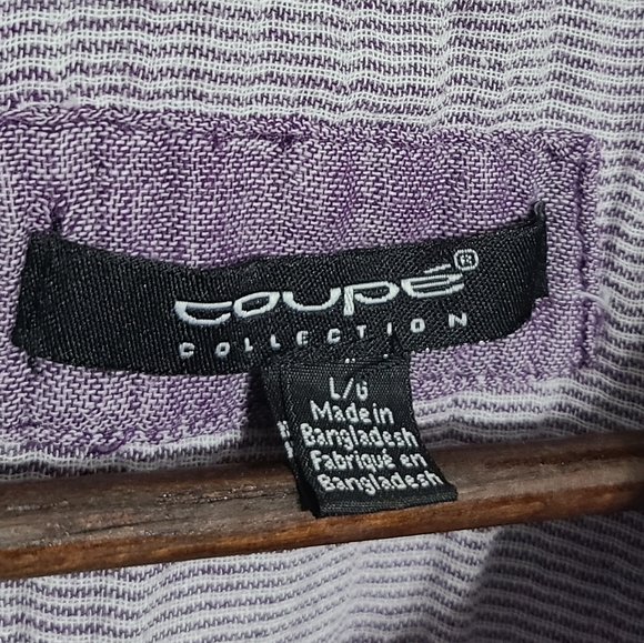 Coupe Collection Button Down Shirt Size L - Picture 5 of 6